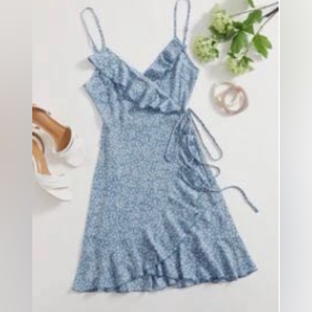 Blue dress